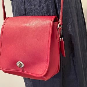 Vintage Coach Companion Flap Bag